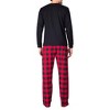 SLEEPHERO Henley Long Sleeve Tee Shirt with Knit Pajama Pants with Pockets - 2 of 4