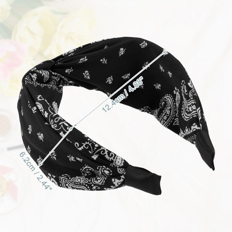 Unique Bargains Women's Knotted Wide Headband 2.44" Wide 1 Pc, 5 of 7