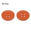 Unique Bargains Resin Craft Snap Round Flat 4-Hole Sewing Buttons 50 Pcs - 3 of 4