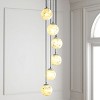 Hallie 6 Light 18" Pendant - PND3000 - Black/Multi - Safavieh - 4 of 4