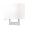 Livex Lighting Hayworth 3 - Light Wall Light in  Brushed Nickel - 3 of 4
