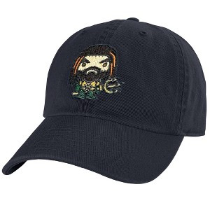 Aquaman Movie Cute Chibi Character Adult Dad Cap Navy OS - 1 of 4