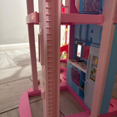 Barbie Dreamhouse Pool Party Doll House With 75+ Pc, 3 Story Slide ...