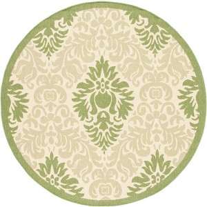 Courtyard CY2714 UV & Stain Resistant Non-Shedding Power Loomed Indoor/Outdoor Rugs - Safavieh - 1 of 4