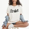 Baseball Mom - Womens Garment Dyed Tee - 2 of 2