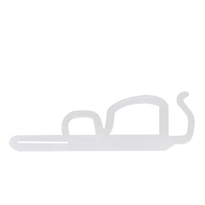 Northlight 50ct Outdoor Gutter and Shingle Light String Clips - Clear