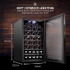 Ivation 51-Bottle Compressor Freestanding Wine Cooler Refrigerator - Black - 2 of 4