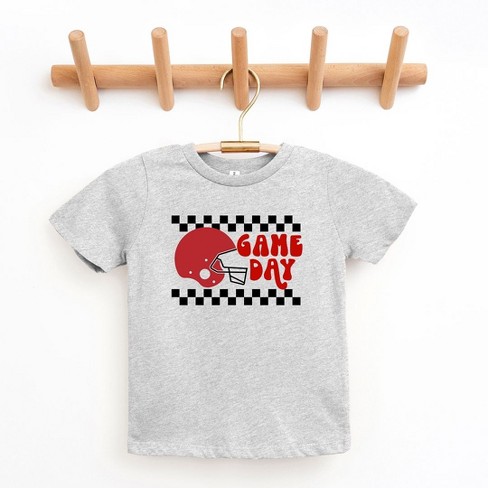 The Juniper Shop Checkered Game Day Toddler Short Sleeve Tee - image 1 of 2