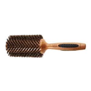 Bass Brushes P Series Straighten & Curl Round Brush with Deluxe Length Styling Head 100% Premium Natural Bristle Bamboo Handle - 1 of 3