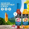 Syruvia Sugar Free Coffee Flavors Variety Pack: Dragon Fruit Acai & Peach 25.4 fl oz Syrup - 2 of 4
