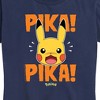 Women's - Pokémon - Pika Pika Scared Short Sleeve Graphic T-Shirt - 2 of 4