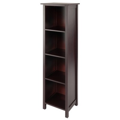 Photo 1 of *** NO HARDWARE ***55.98 5 Tier Milan Storage Shelf or Bookshelf Tall Walnut - Winsome