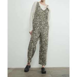 Women's Leopard Print Jumpsuit - Aaron & Amber - 1 of 4