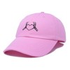 Dalix Heart of Bones Embroidered Cotton Dad Hat Adjustable Baseball Cap Womens - 4 of 4