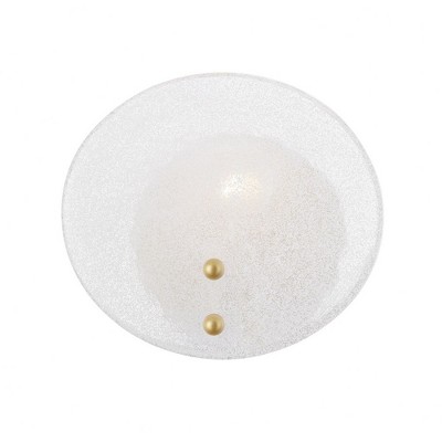 Mitzi Giselle 1 - Light Wall Light in  Aged Brass Whitecandy Shade