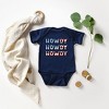 The Juniper Shop Howdy Flag Stacked Baby Bodysuit - 2 of 2