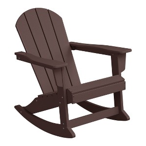 WestinTrends  Outdoor Patio Porch Rocking Adirondack Chair - 1 of 4