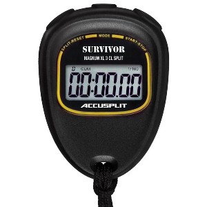 Accusplit S3CL Survivor Stopwatch with Lane and Place Timing | Easily View with the Magnum LC Display | Water-Resistant with Breakaway Lanyard - 1 of 1