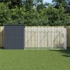 vidaXL Chicken Cage Anthracite Galvanized steel 65 x 179.1 x 71.3 in - 2 of 4