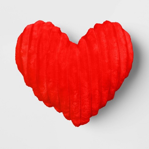 Buy BEATLESS HEARTS Microfiber Heart Shape Pillow (Red) - Set of 2 Online  at Low Prices in India 