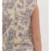 Women's Show Me The Way Floral Quilted Vest - entro - 3 of 4