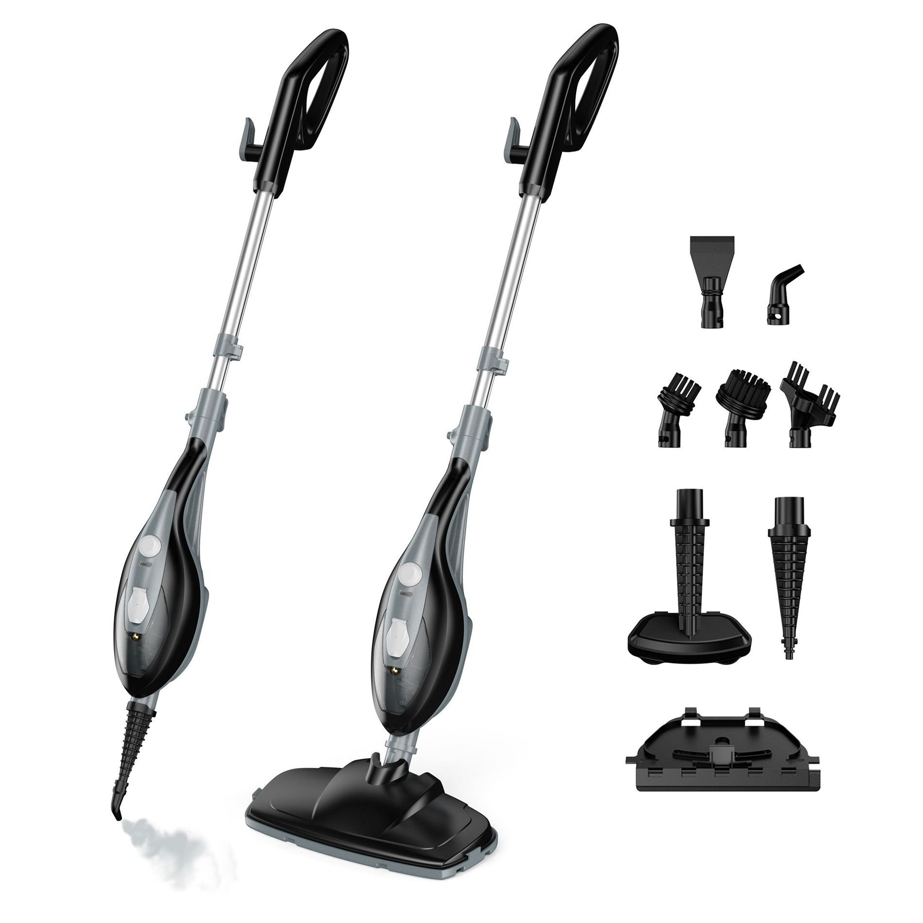 JIONJOY 14-in-1 Steam Mop for Hardwood Floors, Handheld Cleaner, 212°F High-Temp & 25s Fast Heat, Lightweight 6.7 lbs, Chemical-Free - Extra-Long Cord