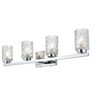 Elegant Lighting Cassie 31 inch Wall Sconce in Chrome - 3 of 4