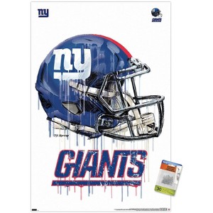 Trends International NFL New York Giants - Drip Helmet 20 Unframed Wall Poster Prints - 1 of 4