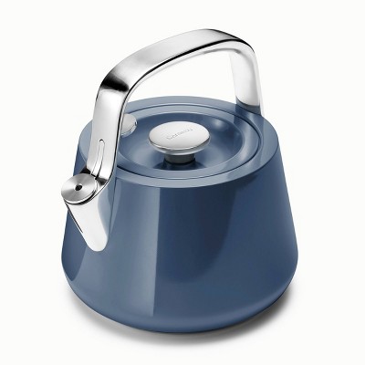 Megachef 2.8l Round Stovetop Whistling Kettle - Brushed Silver : Target