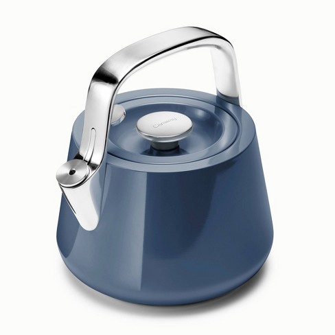 Kenmore Enamel-on-Steel Whistling Tea Kettle 1.5 qt Blue