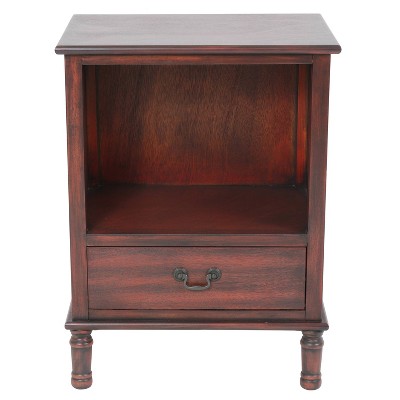 cherry wood nightstand target