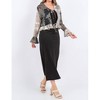 Women's Devore Burnout Tie Front Cardigan - PAPARAZZI - 2 of 4