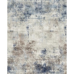 Abynow Geometric Modern Loomed Machine Washable Area Rug - 1 of 1