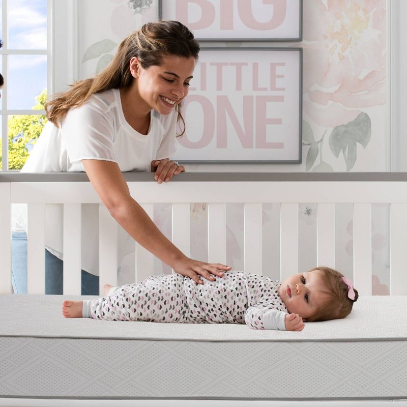 Beautyrest Black Diamond 2 Stage Crib and Toddler Mattress - White, 4 of 7
