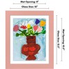 Americanflat Kids Art Frame 10x12.5 inches with 8.5x11 inches Mat - Composite Wood And Glass - Holds 100 Artworks - 2 of 4