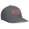 NCAA Arizona State Sun Devils Cotton Twill Snapback Hat: Adjustable Solid Gray Cap - 3 of 4