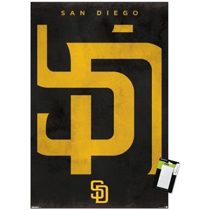 Trends International MLB San Diego Padres - Logo 25 Unframed Wall Poster Prints - 1 of 4