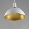 Maxim Lighting Dawn 1 - Light Pendant in  White/Satin Brass - 2 of 3