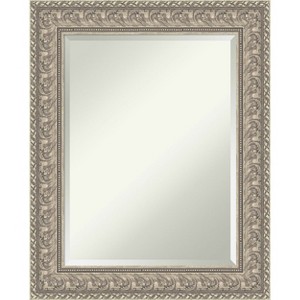 Amanti Art Sydney Silver Beveled Framed Bathroom Vanity Wall Mirror - 1 of 4