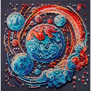 Abris Art Mini Bead embroidery kit - Cosmic energy : Target