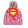 Girls Roll Up Pom Pom Hats - 2 of 3