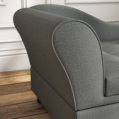 MaseiKar Pet Sofa, Dog Couch, Elevated Pet Bed for Small and Medium Dogs, with Hidden Storage, Soft Tufted Cushion, Gray