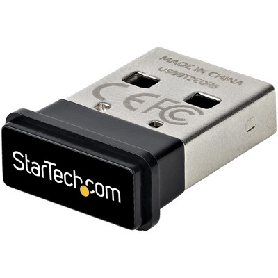 StarTech.com USB Bluetooth Adapter, Bluetooth 5.0 Dongle Receiver for PC/Laptop, USBA-BLUETOOTH-V5-C2