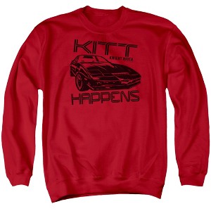 Knight Rider Kitt Happens Adult Crewneck Sweatshirt - 1 of 4