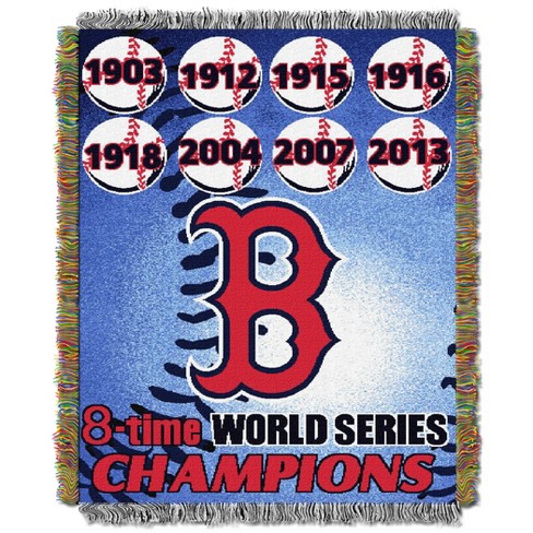 Mlb Boston Red Sox Northwest Commemorative Series Blanket Throw