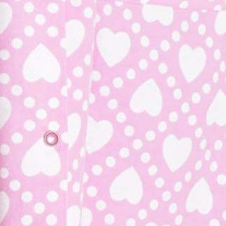 pink - argyle heart