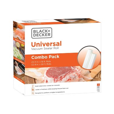 BLACK+DECKER Combo Vacuum Sealer Rolls