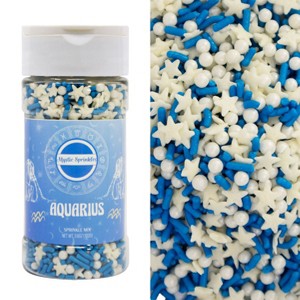 Mystic Sprinkles The Zodiac Collection - Aquarius Sprinkle Mix 3.6oz - 1 of 4