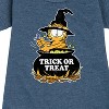 Girls' - Garfield - Trick Or Treat Graphic Short Sleeve Fleece Dress - 2 of 4