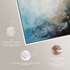 Art Remedy Blue Sea of Punta Cana Blue Abstract Wall Art Framed - 4 of 4